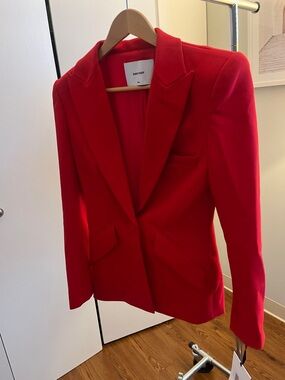 Smythe Red Single-Button Tailored Blazer SANS FAFF